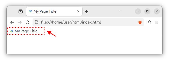 Favicon used in saved bookmarks.