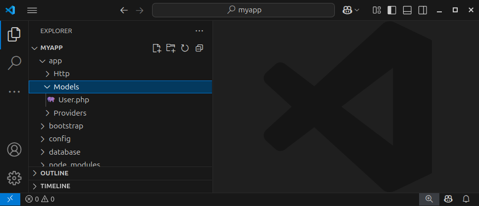 Laravel controllers folder